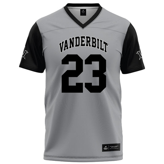 Vanderbilt - NCAA Football : Carson Lawrence - Grey Football Jersey-0
