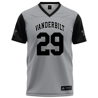 Vanderbilt - NCAA Football : Miles Capers - Grey Football Jersey