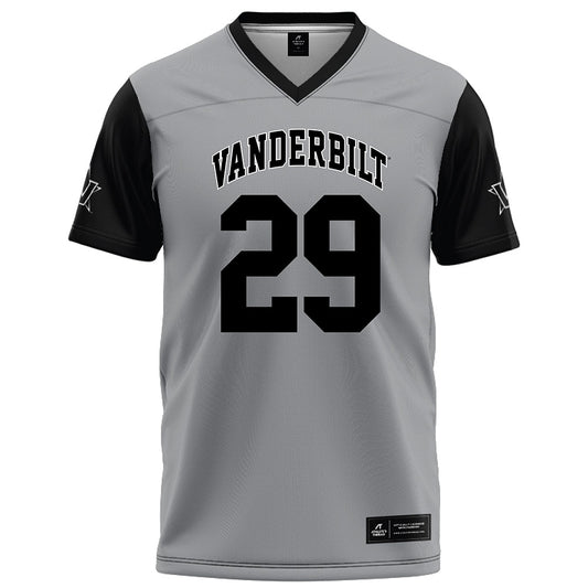 Vanderbilt - NCAA Football : Miles Capers - Grey Football Jersey