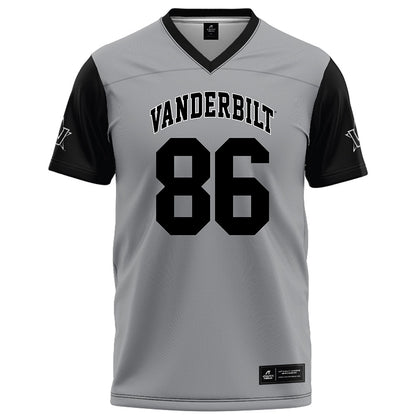 Vanderbilt - NCAA Football : Witt Edwards - Grey Football Jersey