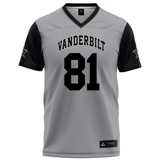 Vanderbilt - NCAA Football : Hutch Baird - Grey Football Jersey