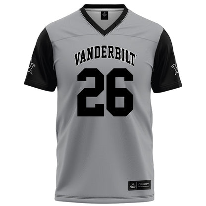 Vanderbilt - NCAA Football : Cayden Daniels - Grey Football Jersey-0