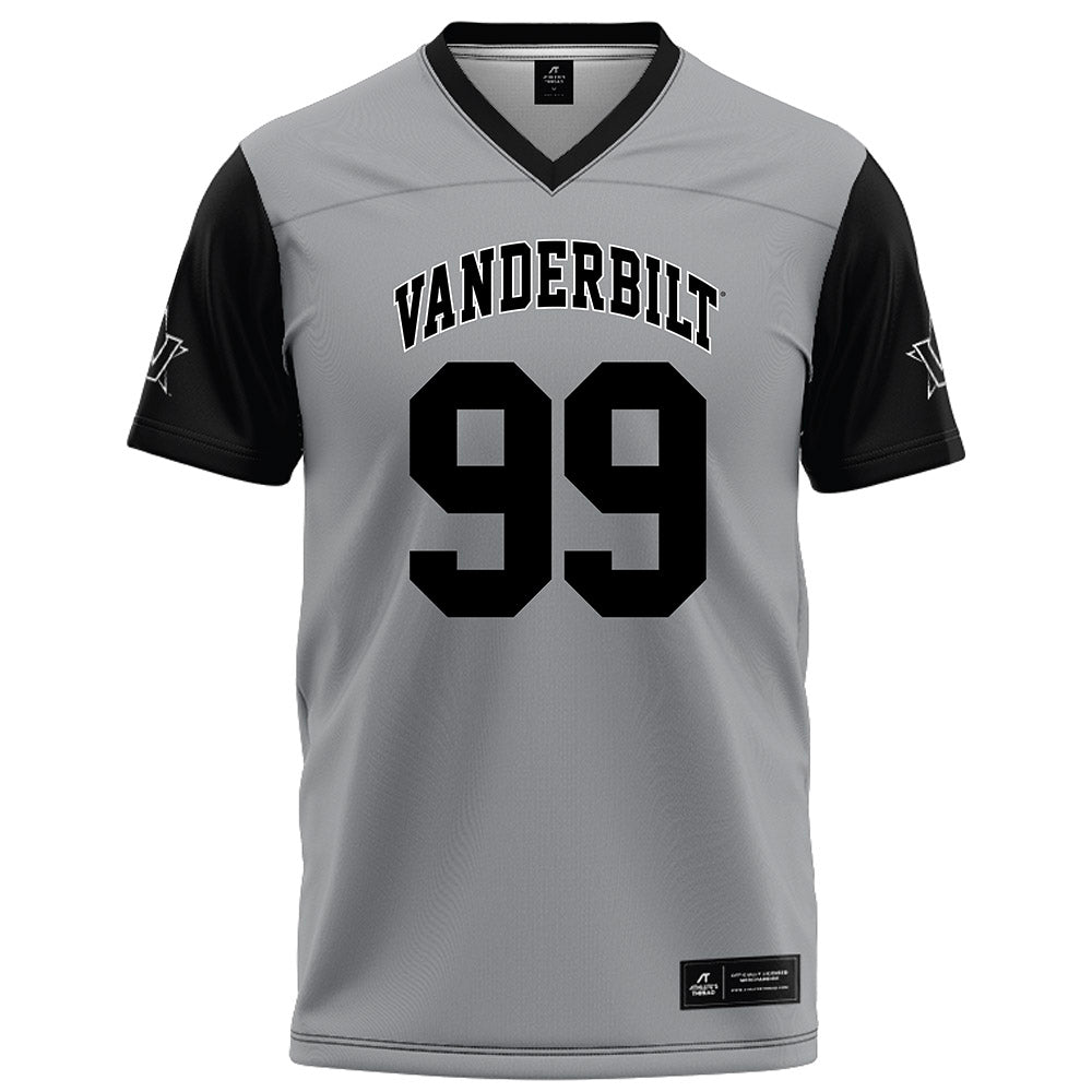 Vanderbilt - NCAA Football : Joshua Singh - Grey Football Jersey-0