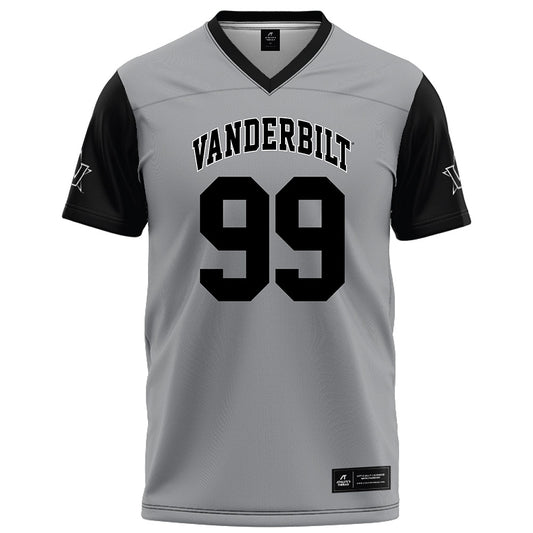Vanderbilt - NCAA Football : Joshua Singh - Grey Football Jersey-0