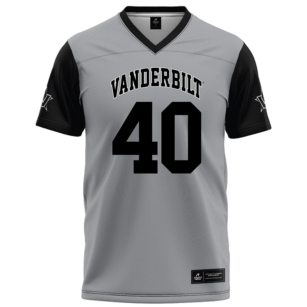 Vanderbilt - NCAA Football : Jamison Curtis - Grey Football Jersey-0