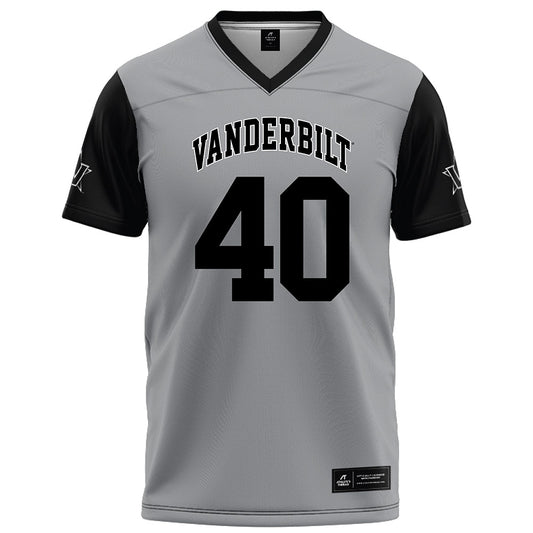 Vanderbilt - NCAA Football : Jamison Curtis - Grey Football Jersey-0