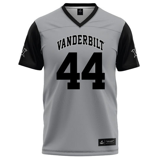 Vanderbilt - NCAA Football : Gabe Fisher - Grey Football Jersey-0