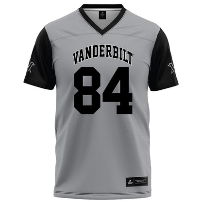 Vanderbilt - NCAA Football : Kam Johnson - Grey Football Jersey