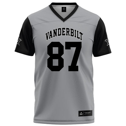 Vanderbilt - NCAA Football : Ty Burd - Grey Football Jersey-0