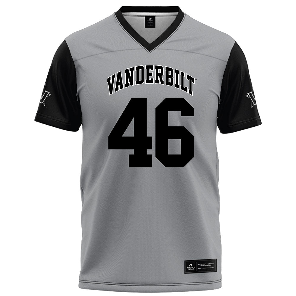 Vanderbilt - NCAA Football : Durham Harris - Grey Football Jersey-0