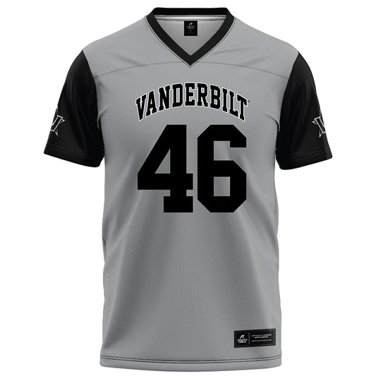 Vanderbilt - NCAA Football : Durham Harris - Grey Football Jersey-0