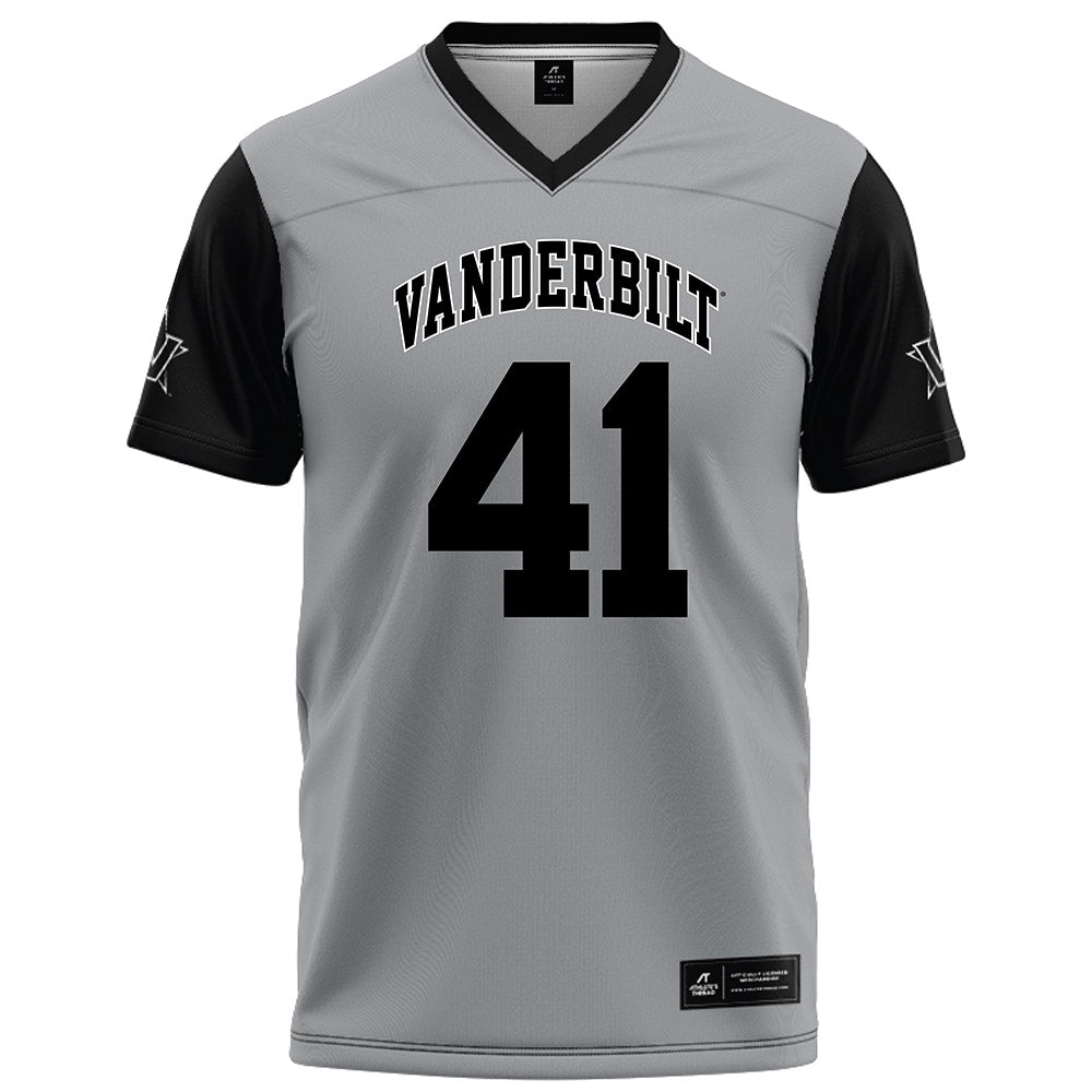 Vanderbilt - NCAA Football : Jamezell Lassiter - Grey Football Jersey