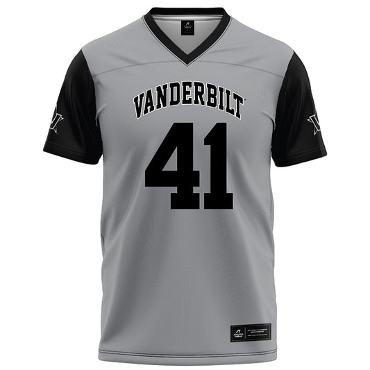 Vanderbilt - NCAA Football : Jamezell Lassiter - Grey Football Jersey