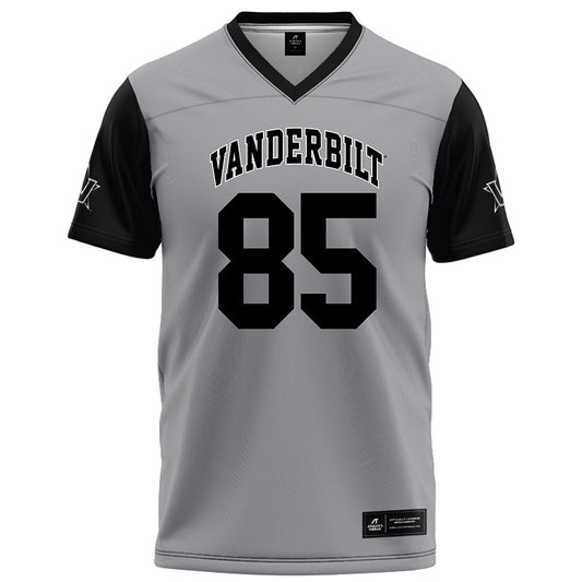Vanderbilt - NCAA Football : Lebron Hill - Grey Football Jersey-0