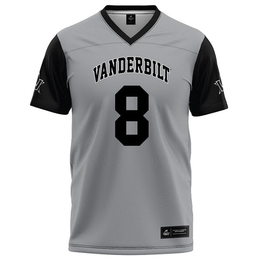 Vanderbilt - NCAA Football : Tyson Russell - Grey Football Jersey
