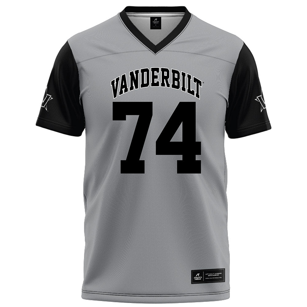 Vanderbilt - NCAA Football : Cameron Bosen - Grey Football Jersey