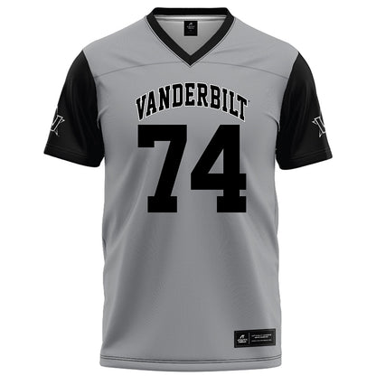 Vanderbilt - NCAA Football : Cameron Bosen - Grey Football Jersey
