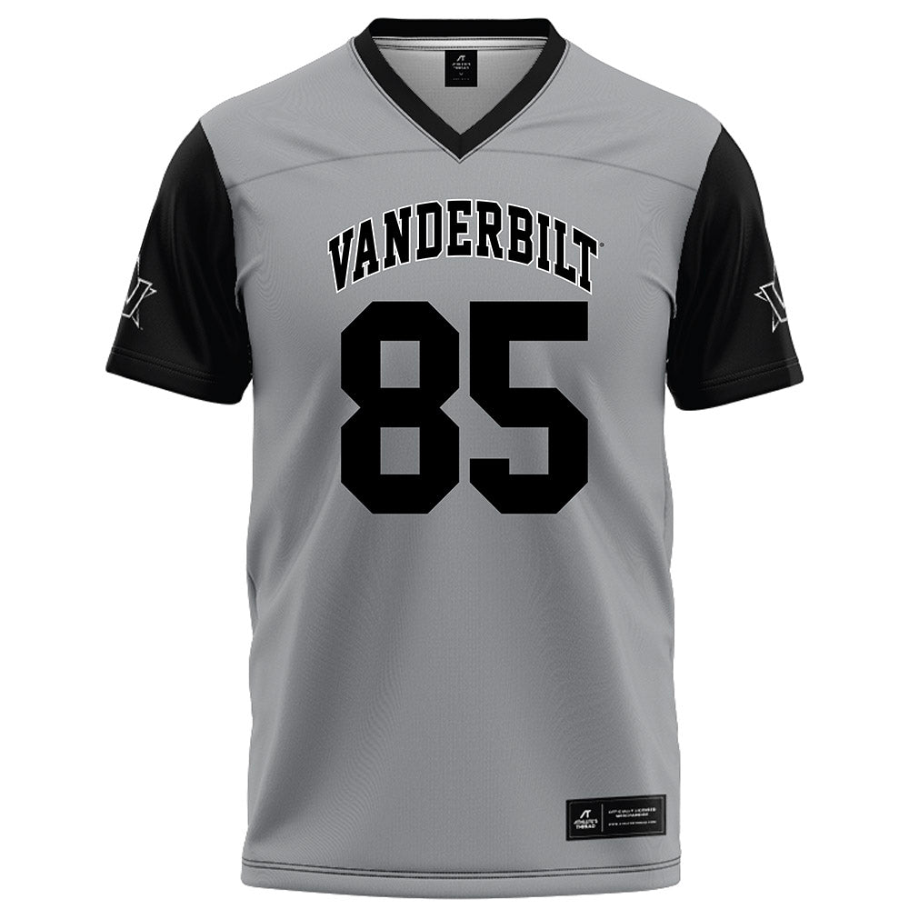 Vanderbilt - NCAA Football : Landon Wells - Grey Football Jersey