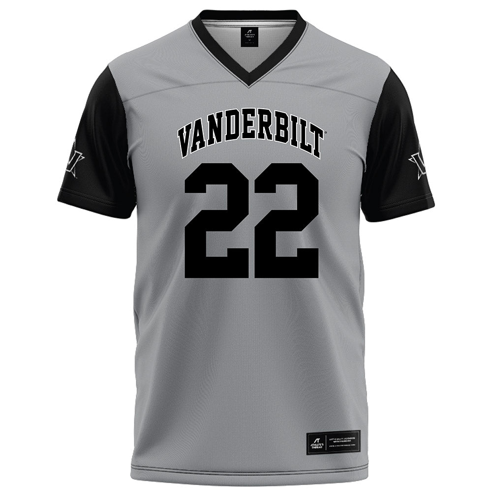 Vanderbilt - NCAA Football : Makhilyn Young - Grey Football Jersey-0