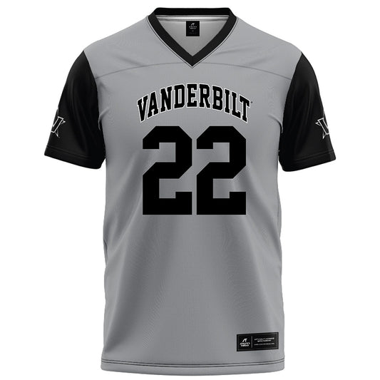 Vanderbilt - NCAA Football : Makhilyn Young - Grey Football Jersey-0