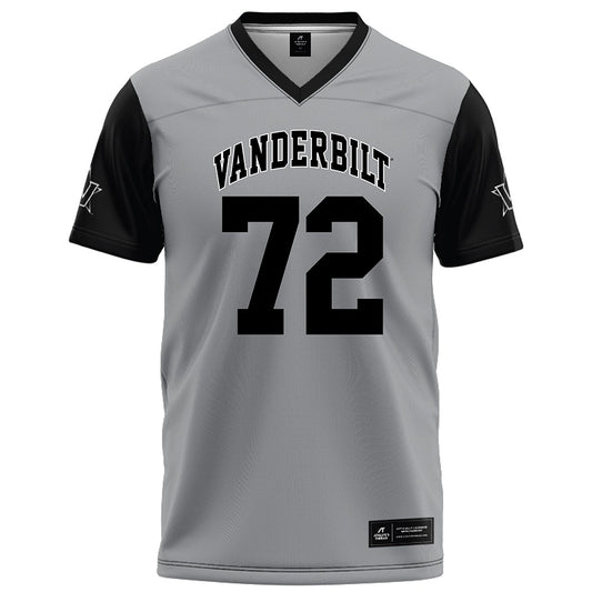 Vanderbilt - NCAA Football : Isaia Glass - Grey Football Jersey-0