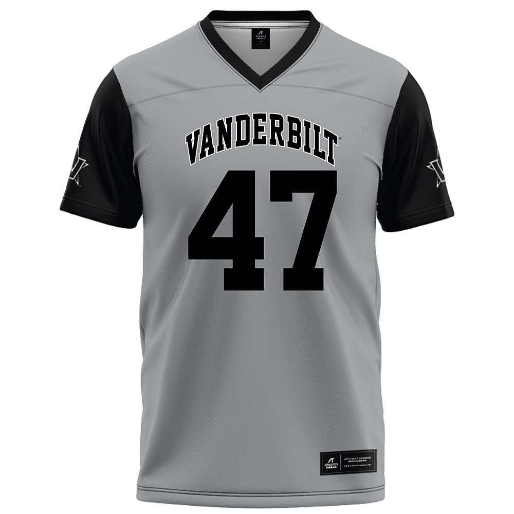 Vanderbilt - NCAA Football : Isaiah Fontan - Grey Football Jersey