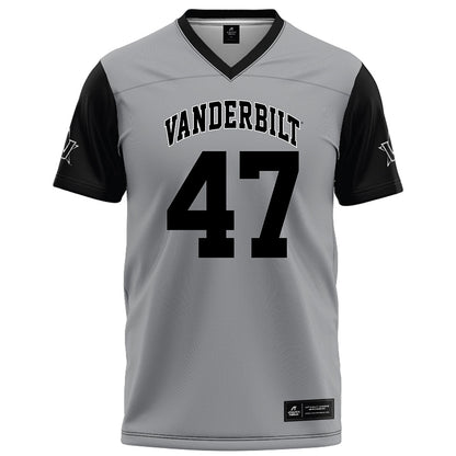 Vanderbilt - NCAA Football : Isaiah Fontan - Grey Football Jersey