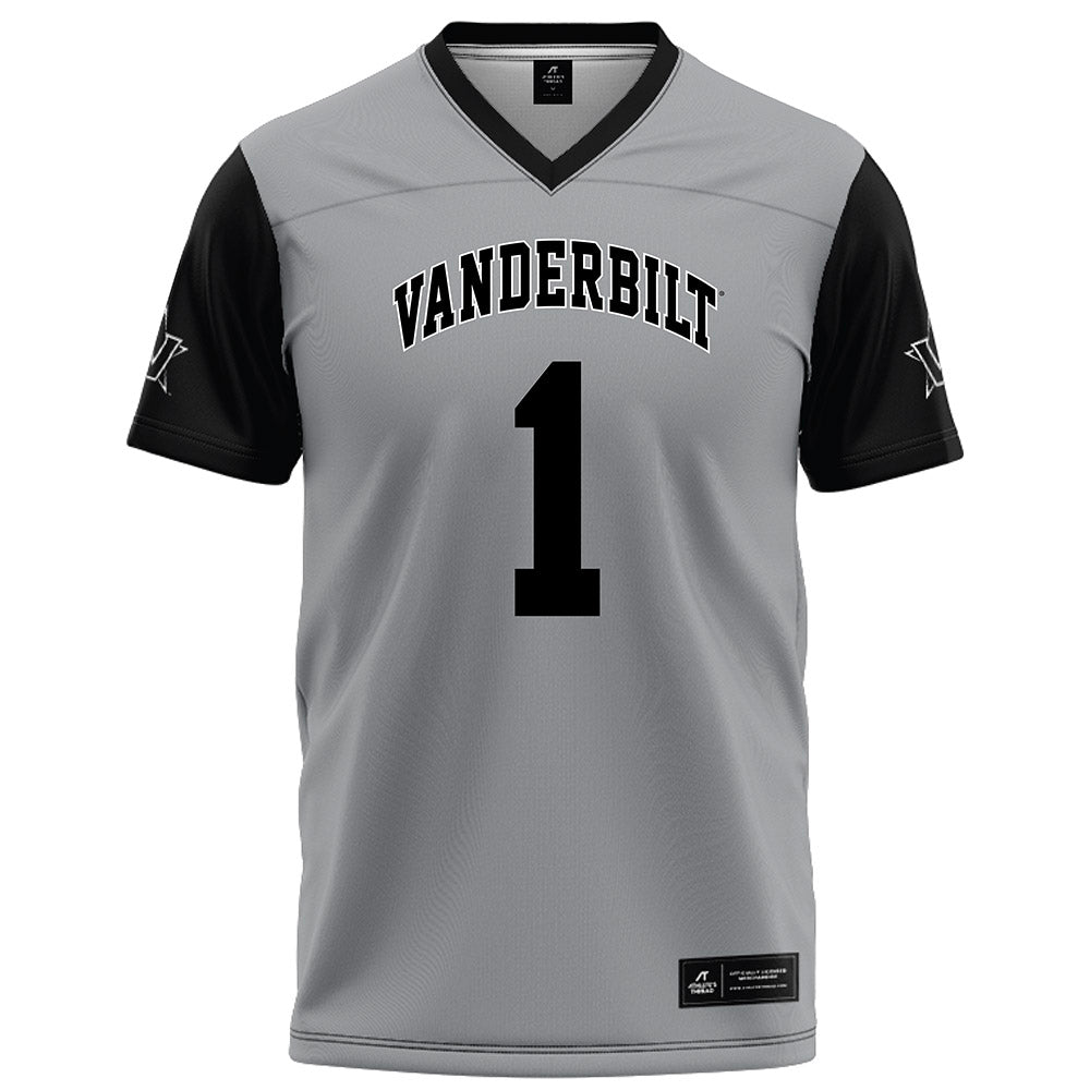 Vanderbilt - NCAA Football : Dontae Carter - Grey Football Jersey-0