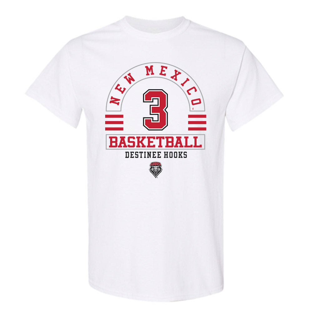 New Mexico - NCAA Women's Basketball : Destinee Hooks - Classic Fashion Shersey T-Shirt-0