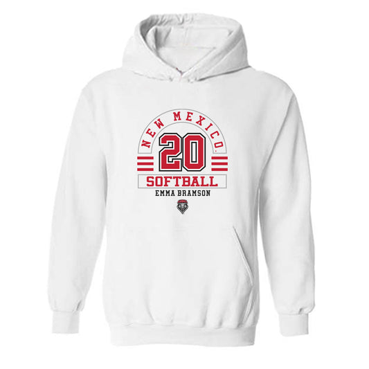 New Mexico - NCAA Softball : Emma Bramson - Classic Fashion Shersey Hooded Sweatshirt-0