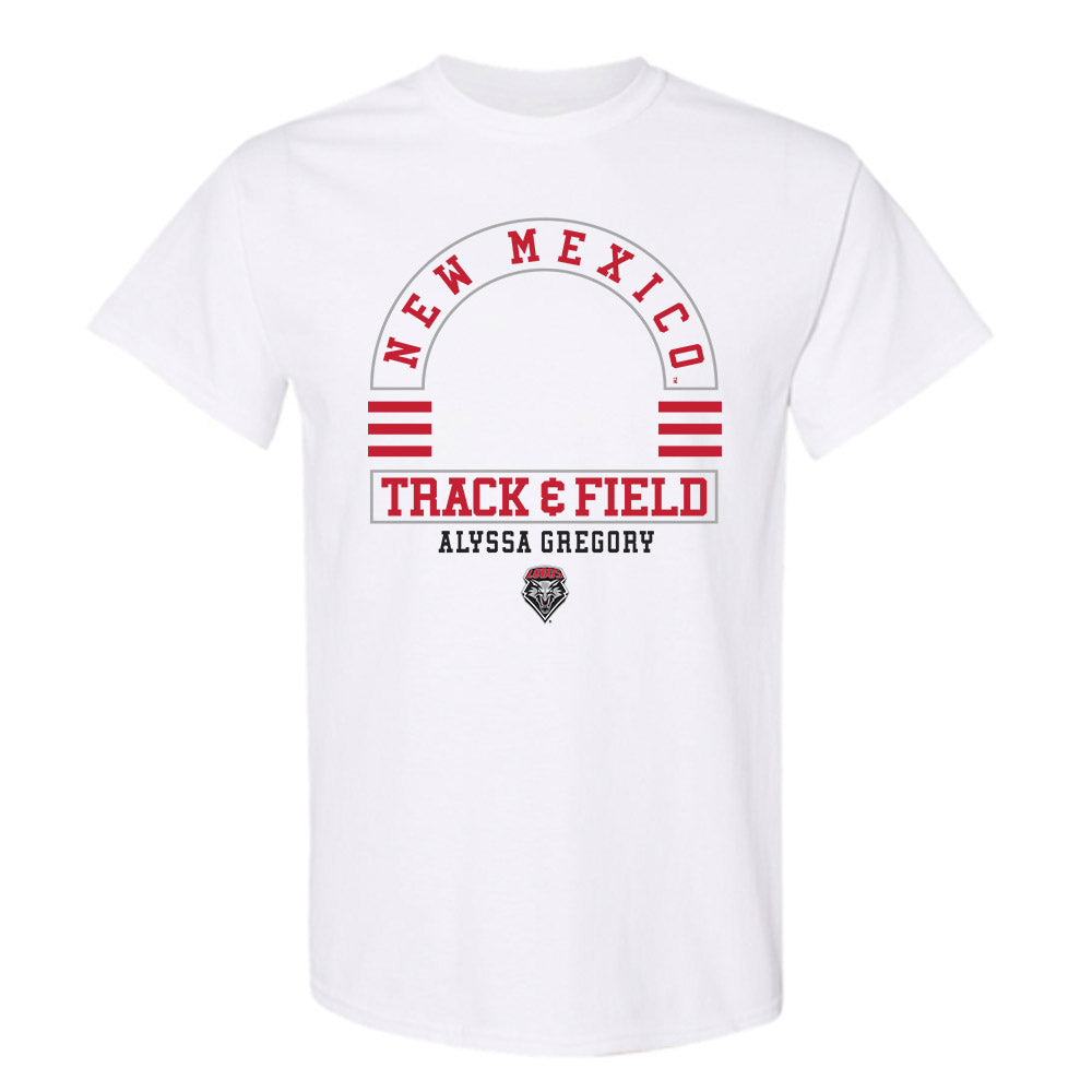 New Mexico - NCAA Women's Track & Field : Alyssa Gregory - Classic Fashion Shersey T-Shirt-0