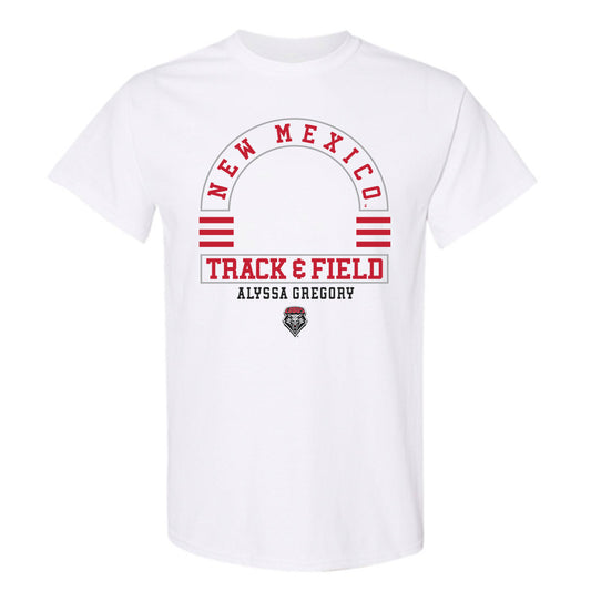 New Mexico - NCAA Women's Track & Field : Alyssa Gregory - Classic Fashion Shersey T-Shirt-0