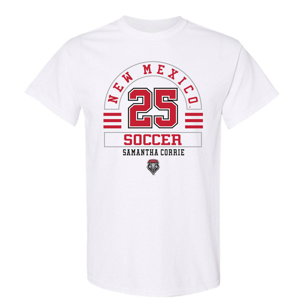 New Mexico - NCAA Women's Soccer : Samantha Corrie - Classic Fashion Shersey T-Shirt-0