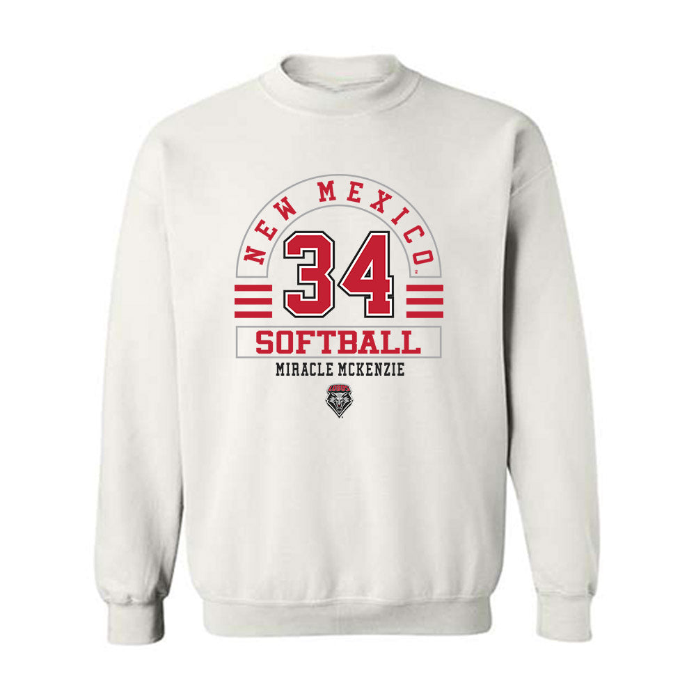 New Mexico - NCAA Softball : Miracle McKenzie - Classic Fashion Shersey Crewneck Sweatshirt-0