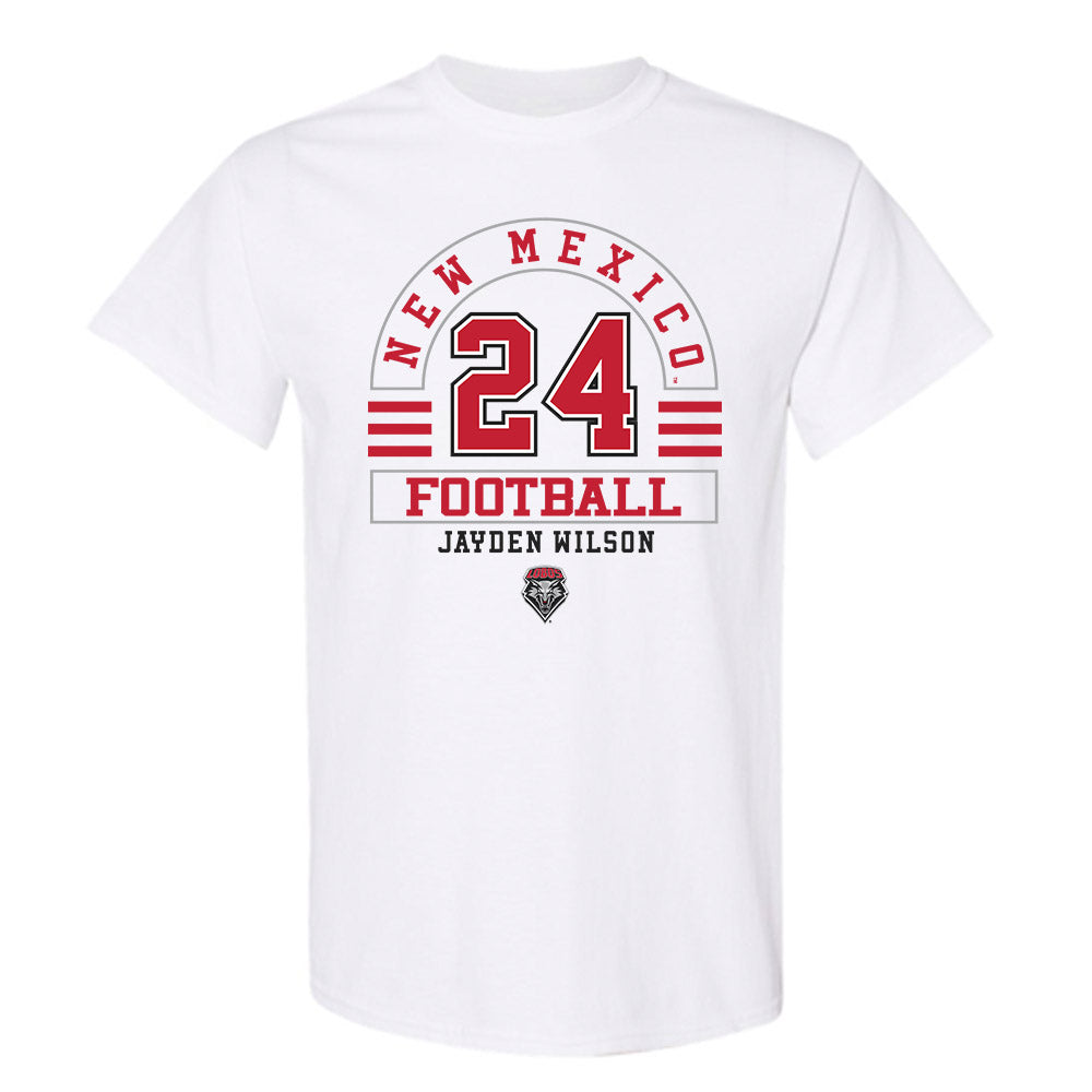 New Mexico - NCAA Football : Jayden Wilson - Classic Fashion Shersey T-Shirt-0