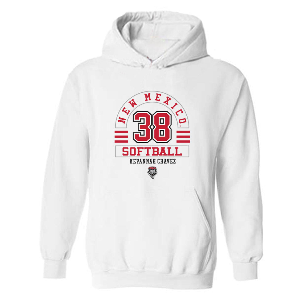 New Mexico - NCAA Softball : Keyannah Chavez - Classic Fashion Shersey Hooded Sweatshirt-0