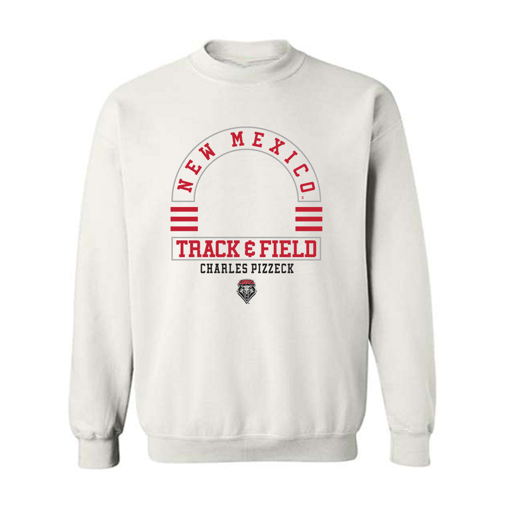 New Mexico - NCAA Men's Track & Field : Charles Pizzeck - Classic Fashion Shersey Crewneck Sweatshirt-0