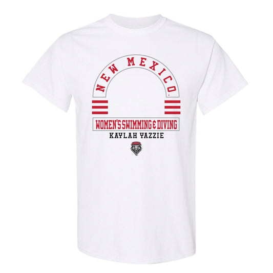 New Mexico - NCAA Women's Swimming & Diving : Kaylah Yazzie - Classic Fashion Shersey T-Shirt-0