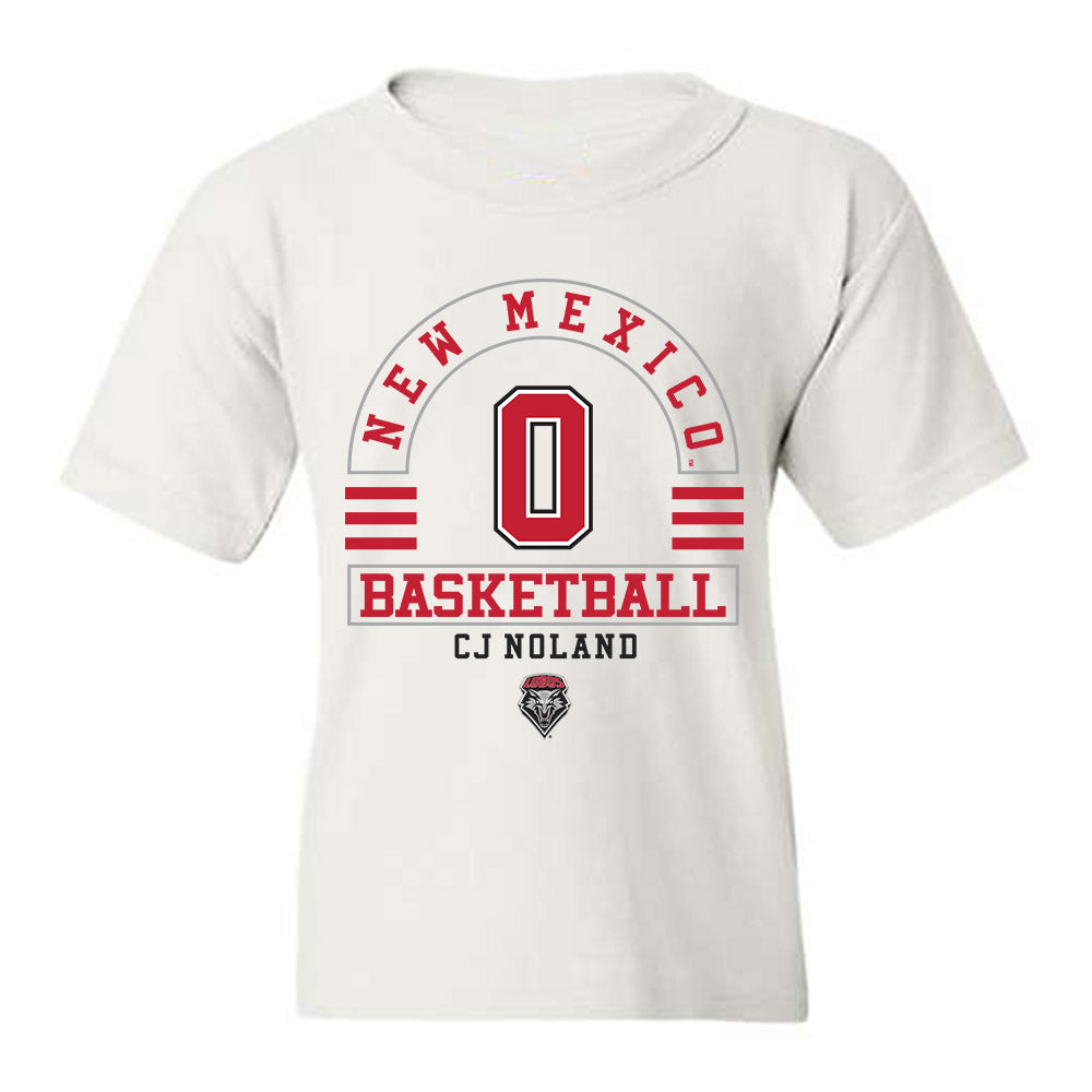 New Mexico - NCAA Men's Basketball : CJ Noland - Classic Fashion Shersey Youth T-Shirt-0