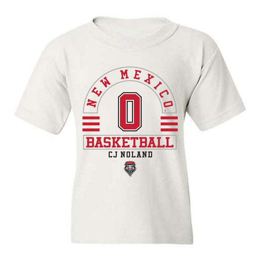 New Mexico - NCAA Men's Basketball : CJ Noland - Classic Fashion Shersey Youth T-Shirt-0