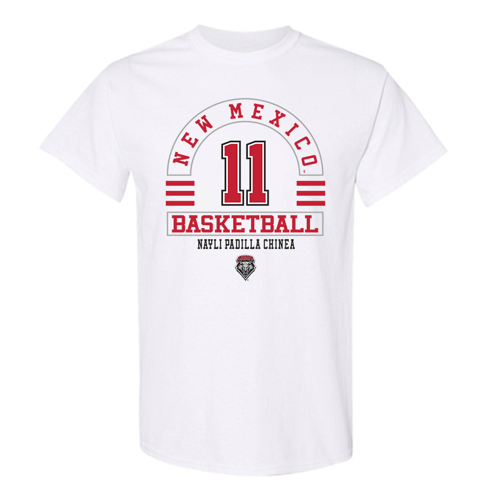 New Mexico - NCAA Women's Basketball : Nayli Padilla Chinea - Classic Fashion Shersey T-Shirt-0