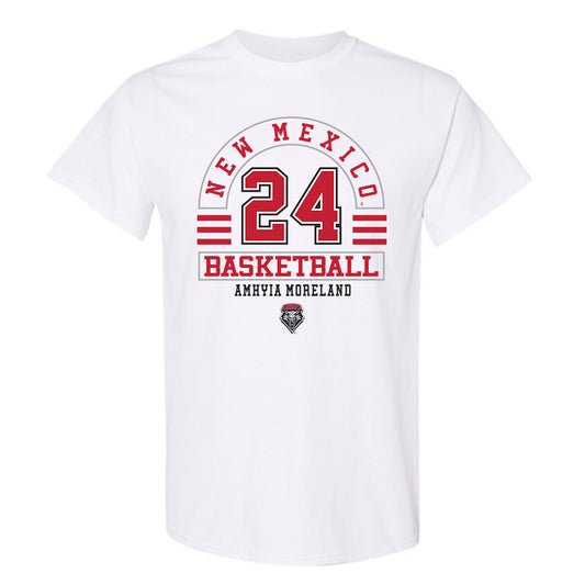 New Mexico - NCAA Women's Basketball : Amhyia Moreland - Classic Fashion Shersey T-Shirt-0