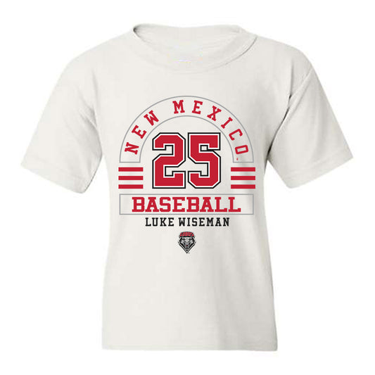 New Mexico - NCAA Baseball : Luke Wiseman - Classic Fashion Shersey Youth T-Shirt-0