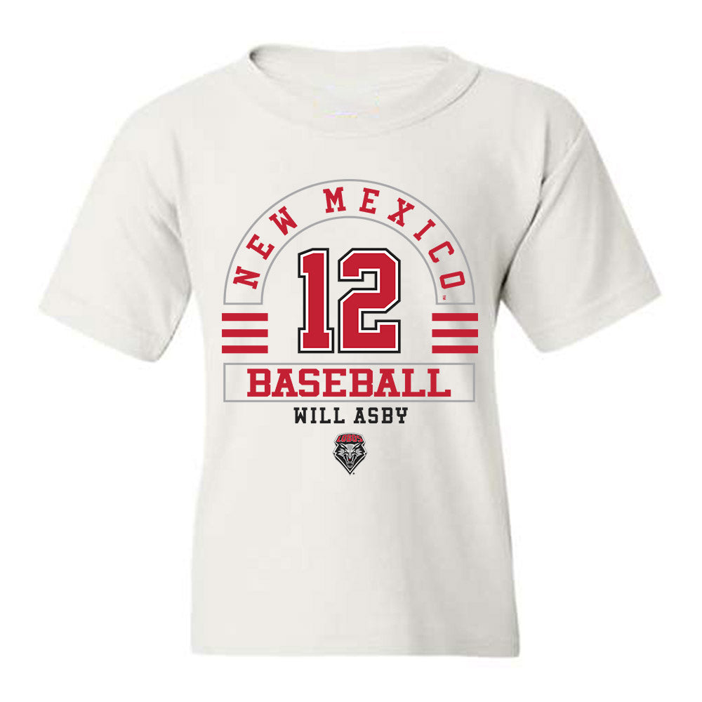 New Mexico - NCAA Baseball : Will Asby - Classic Fashion Shersey Youth T-Shirt