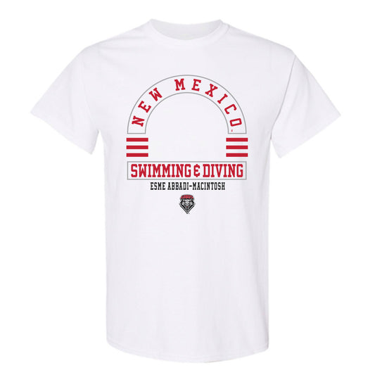 New Mexico - NCAA Women's Swimming & Diving : Esme Abbadi-MacIntosh - Classic Fashion Shersey T-Shirt-0