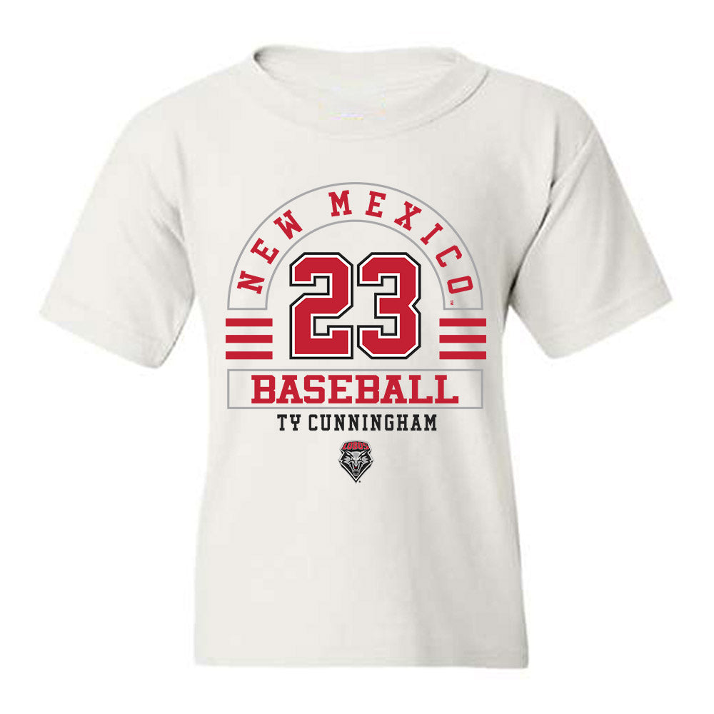 New Mexico - NCAA Baseball : Ty Cunningham - Classic Fashion Shersey Youth T-Shirt-0