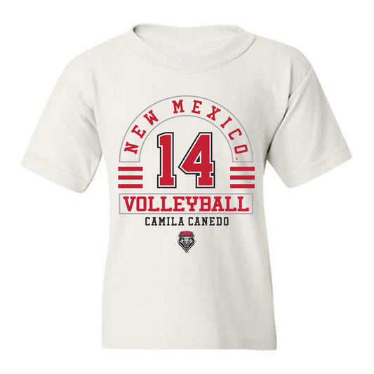 New Mexico - NCAA Women's Volleyball : Camila Canedo - Classic Fashion Shersey Youth T-Shirt-0