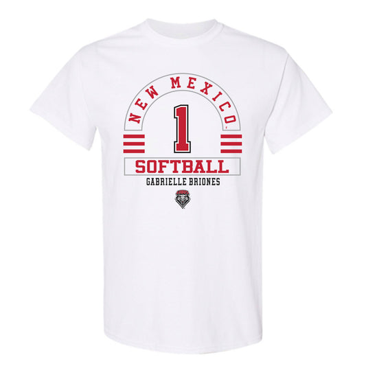 New Mexico - NCAA Softball : Gabrielle Briones - Classic Fashion Shersey T-Shirt-0