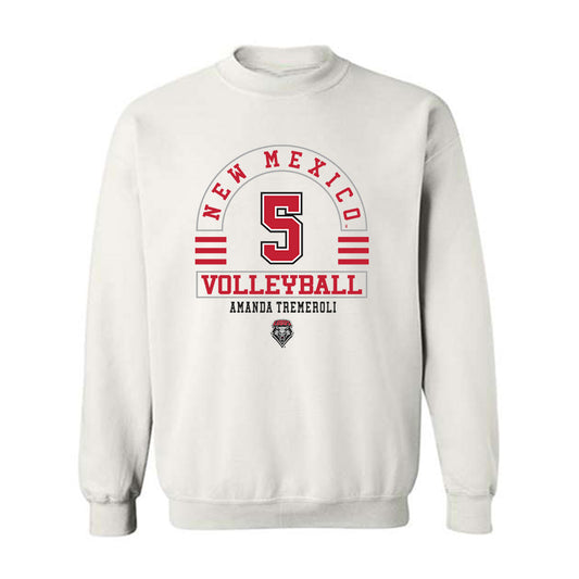 New Mexico - NCAA Women's Volleyball : Amanda Tremeroli - Classic Fashion Shersey Crewneck Sweatshirt-0