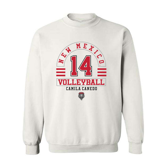New Mexico - NCAA Women's Volleyball : Camila Canedo - Classic Fashion Shersey Crewneck Sweatshirt-0